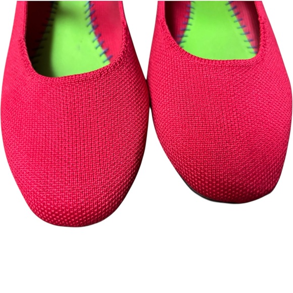 Rothy's | The Square Mary Jane flat in Lollipop Red - Picture 6 of 9